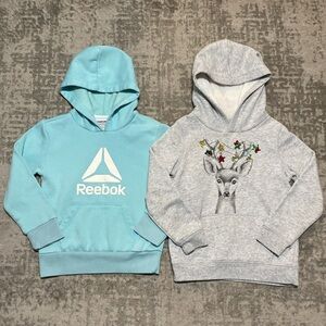 🔥4/20! Bundle of 2 girls hooded jackets. Size 5.